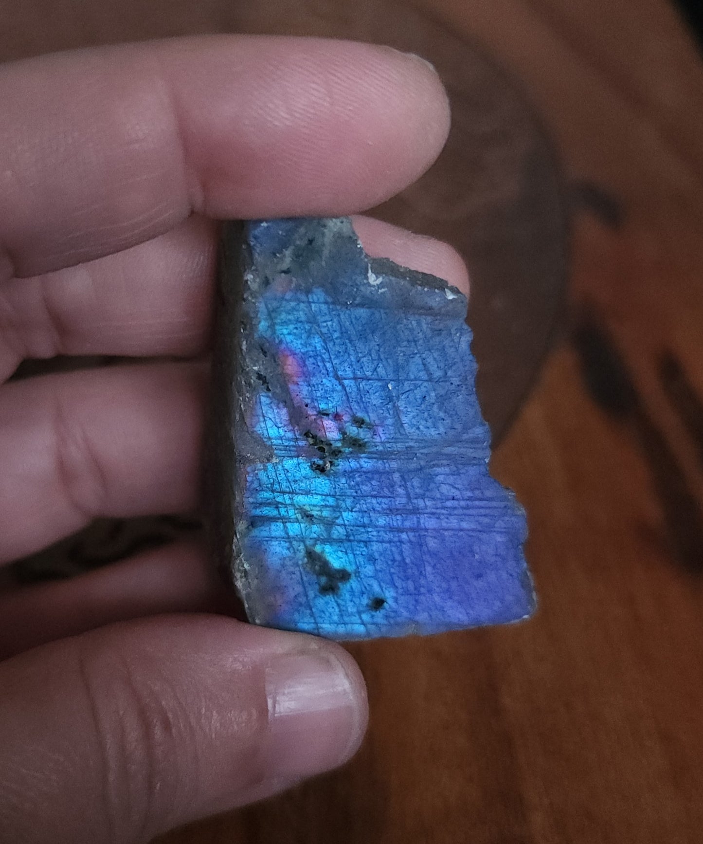 Part Polished Raw Labradorite