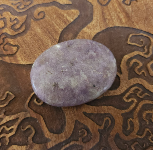 Lepidolite Palmstone