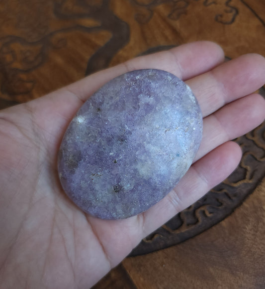 Lepidolite Palmstone