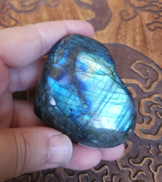 Labradorite Heart