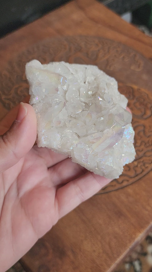 Angel Aura Quartz Cluster