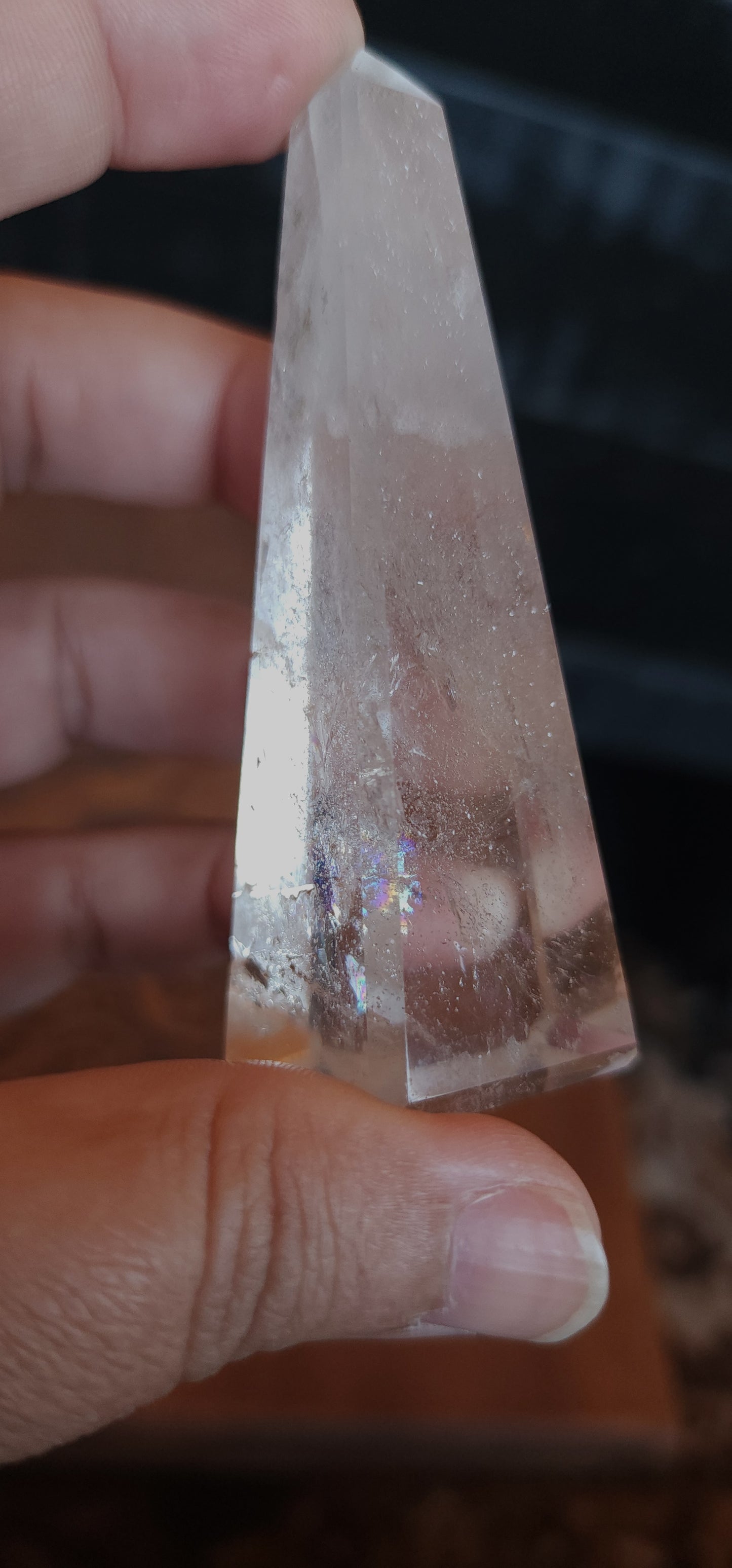 Clear Quartz Obelisk