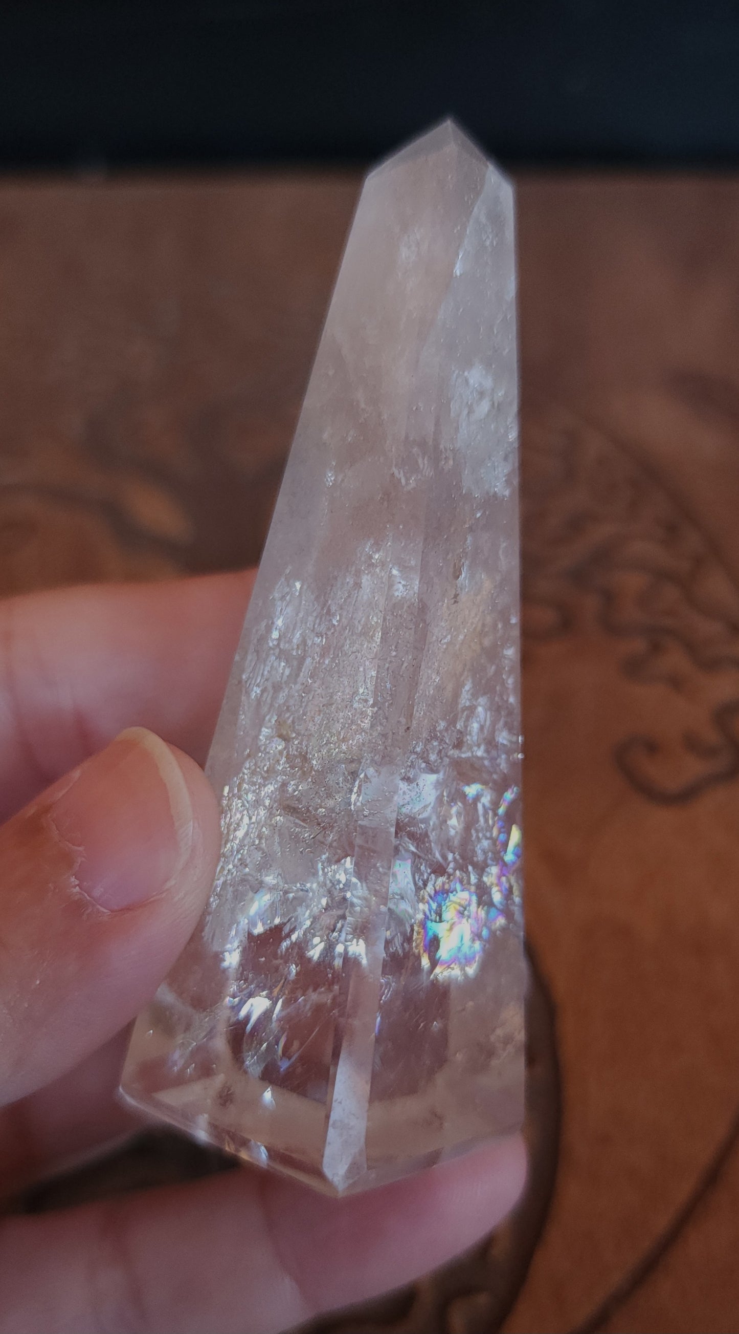 Clear Quartz Obelisk
