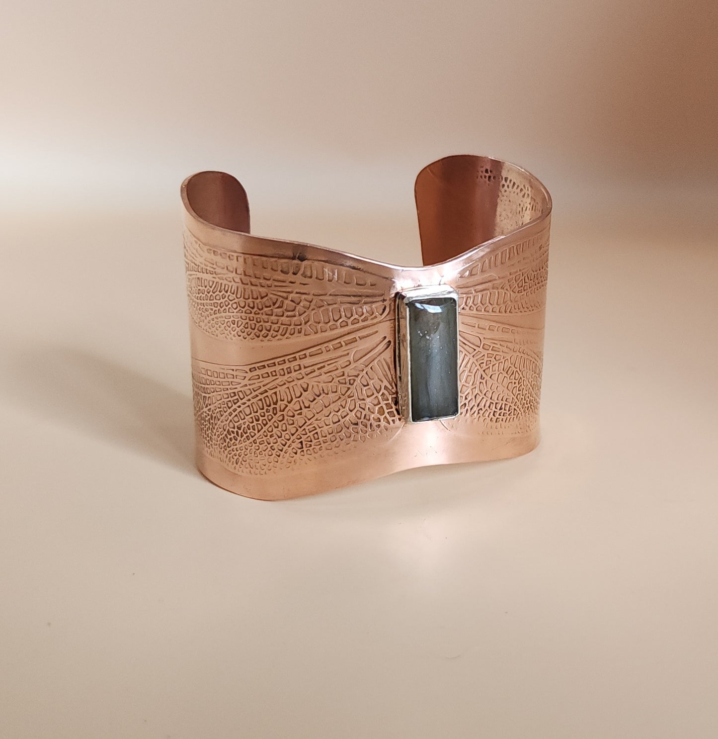Dragonfly Copper Cuff Bracelet