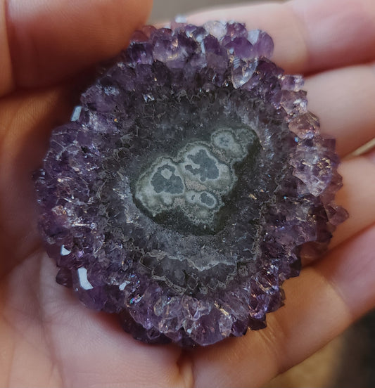 Amethyst Stalactite Slice