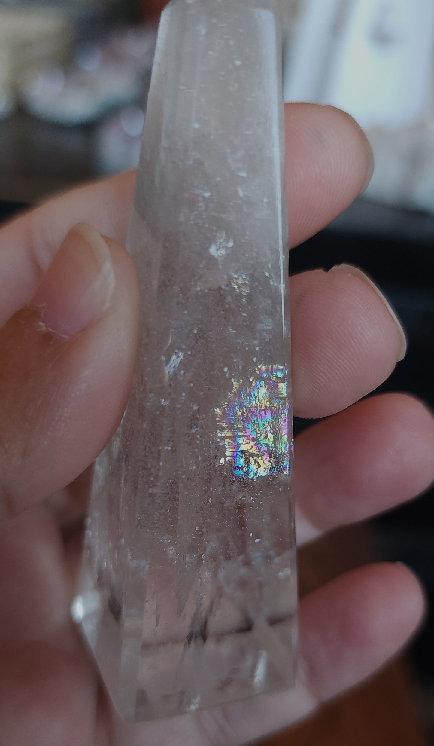 Clear Quartz Obelisk