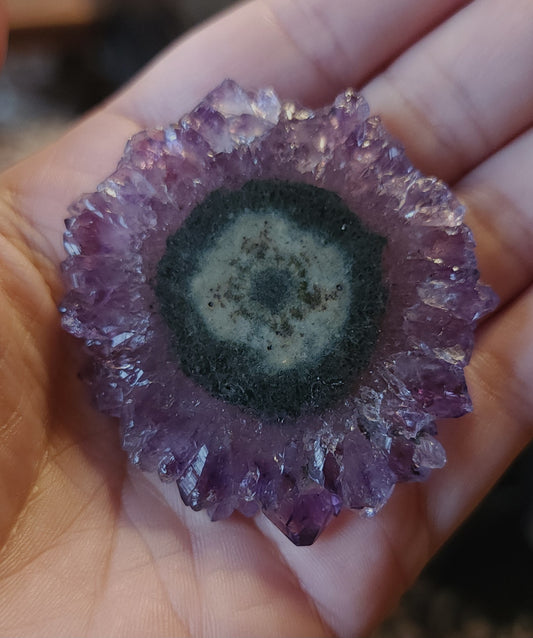 Amethyst Stalactite Slice