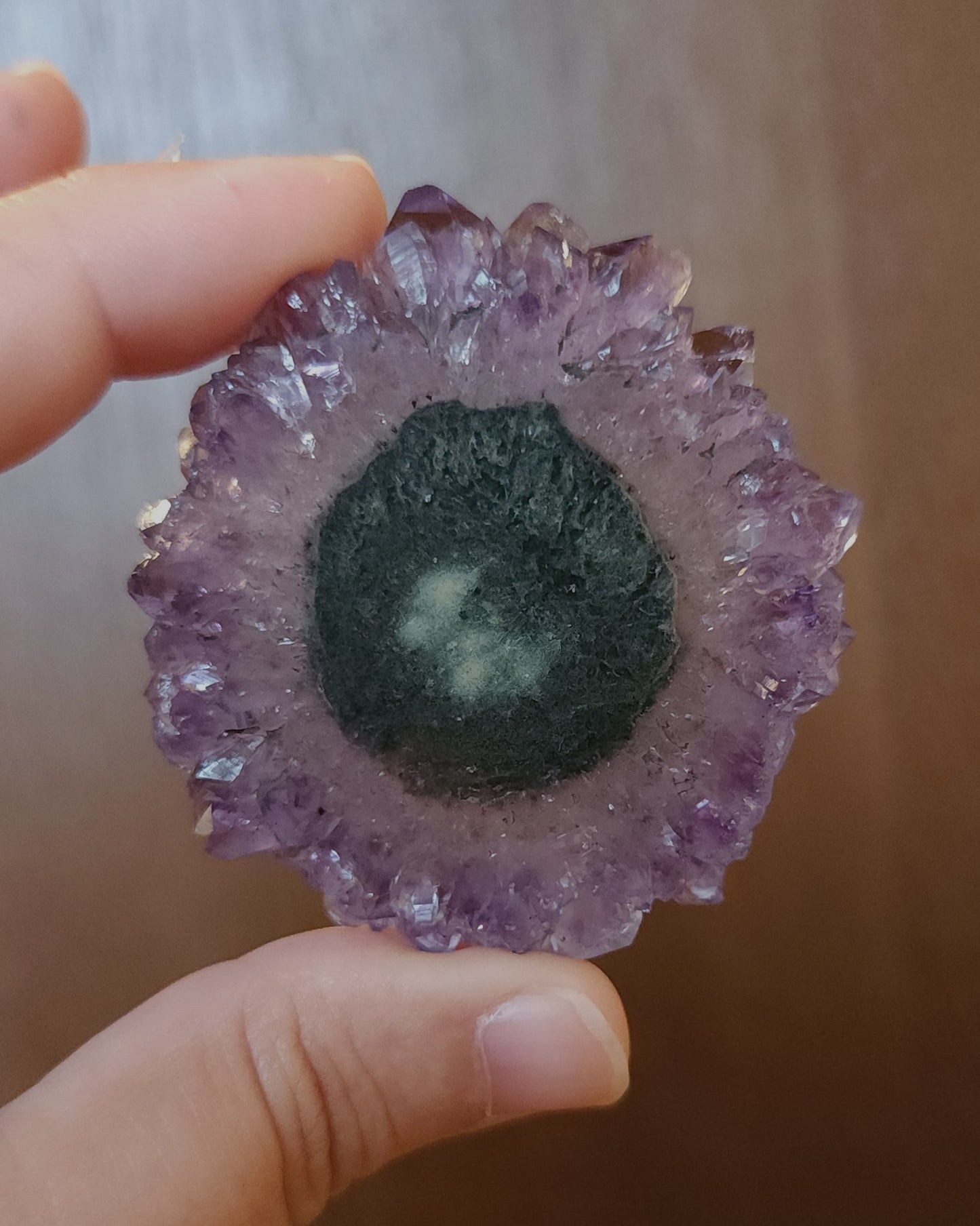 Amethyst Stalactite Slice