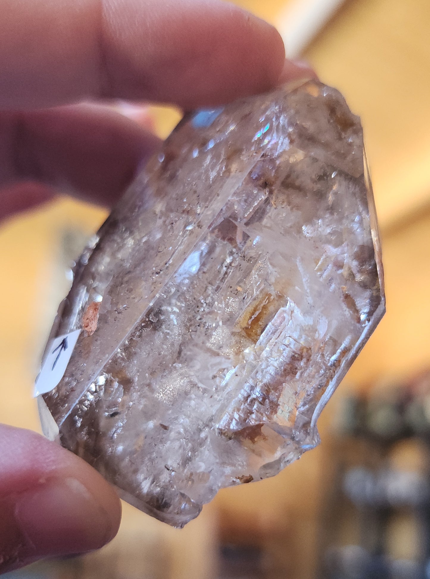Enhydro Skeletal Quartz