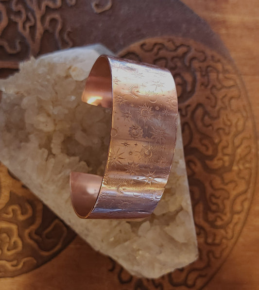 "Sunshine" Copper Cuff Bracelet