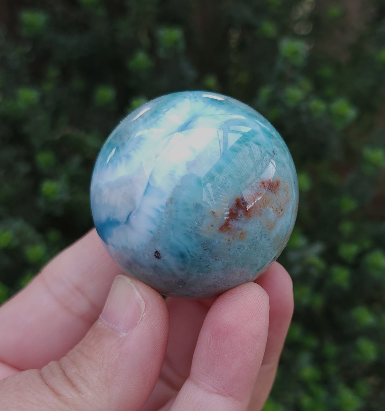 Larimar Sphere 4.1 cm