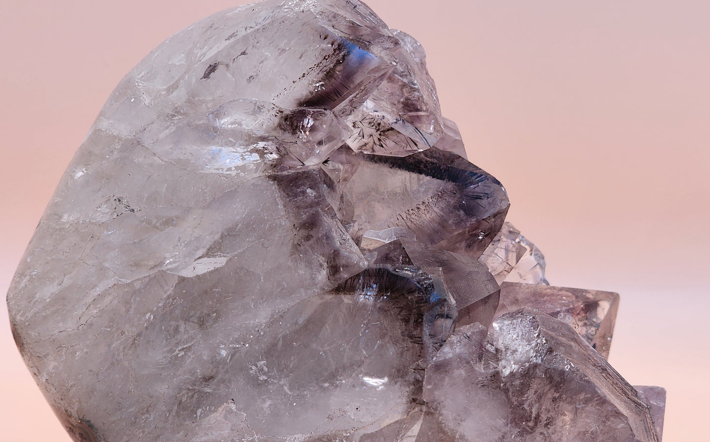 Amethyst Cluster with Goethite