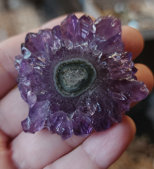Amethyst Stalactite Slice