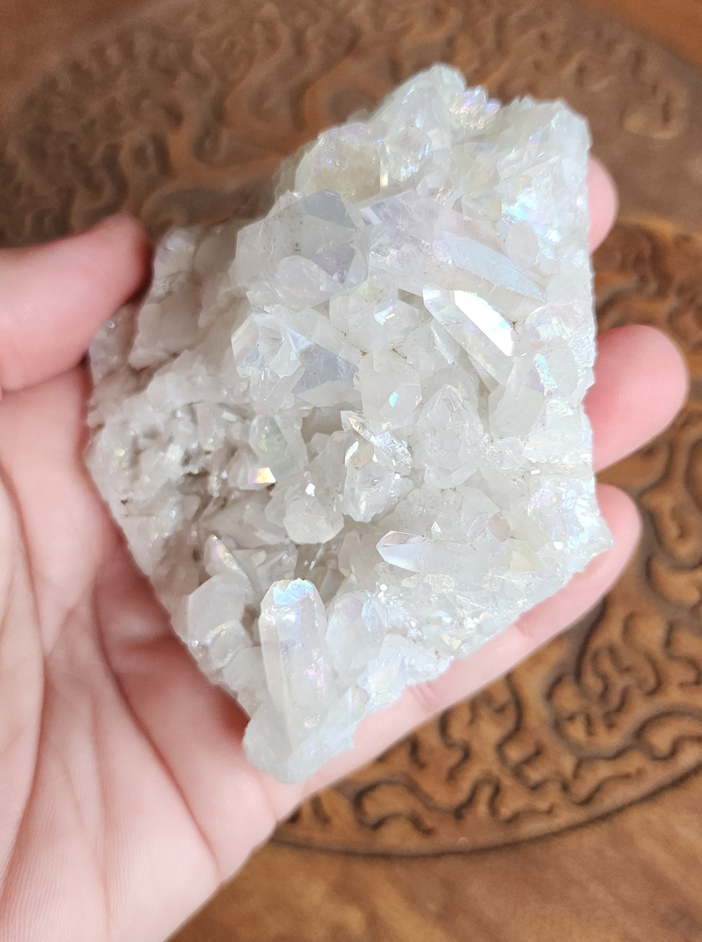 Angel Aura Quartz Cluster