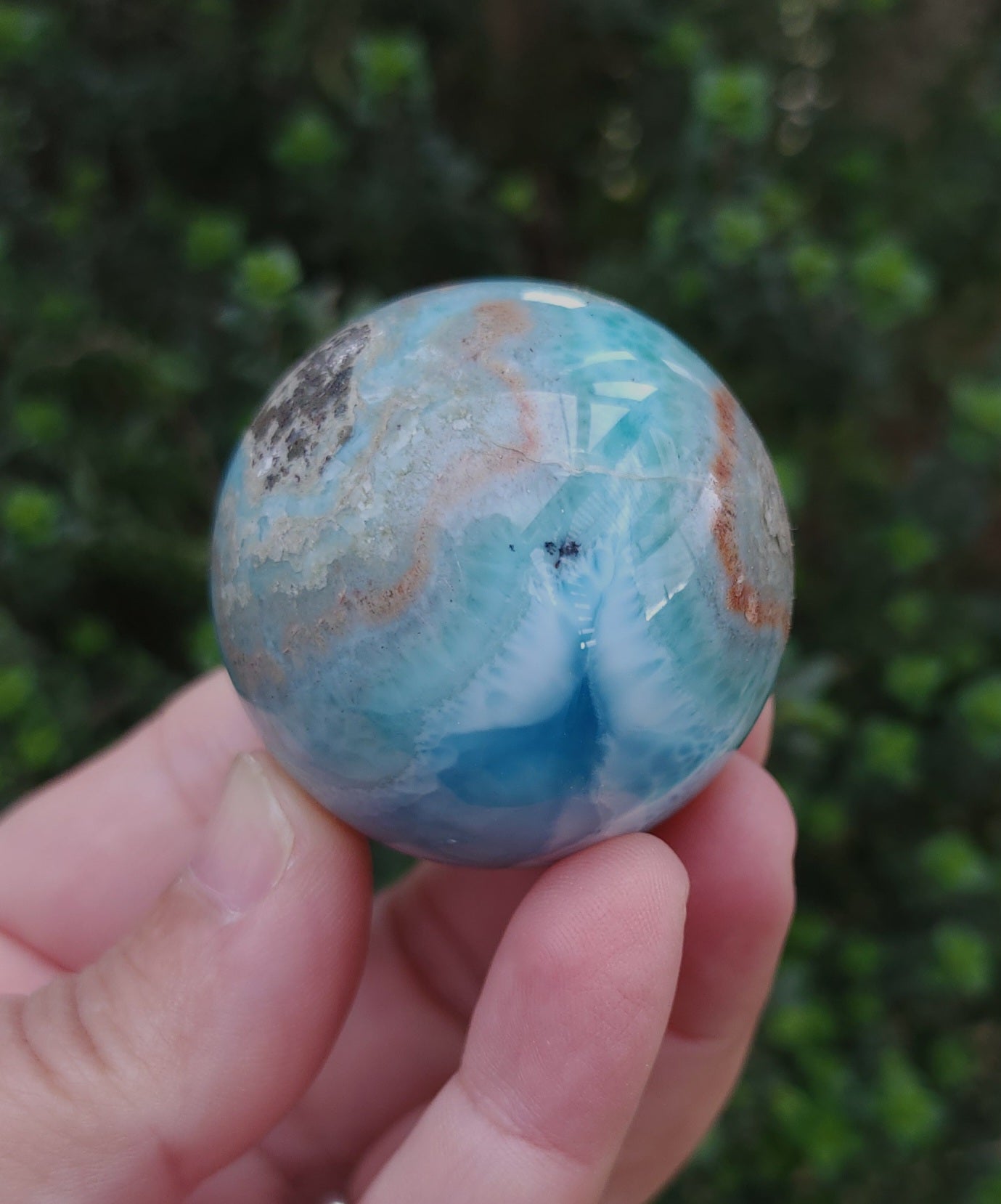 Larimar Sphere 4.1 cm