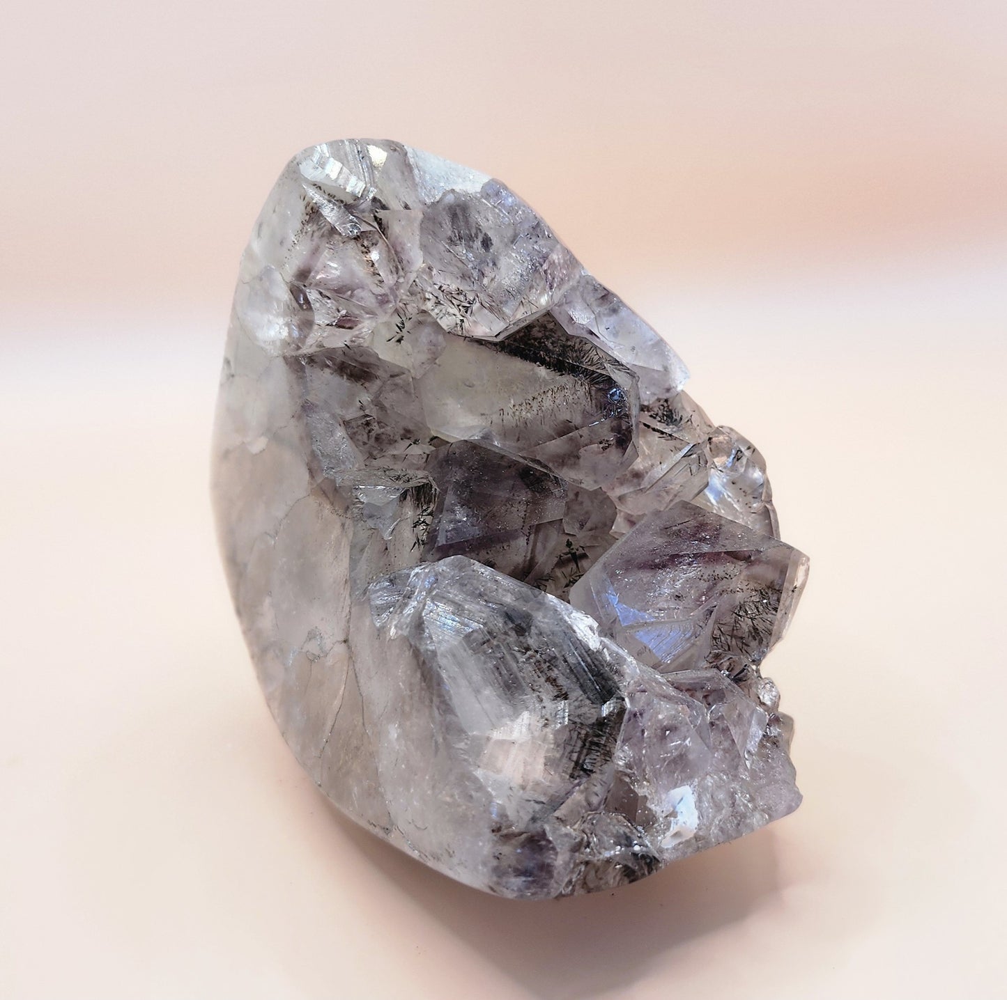 Amethyst Cluster with Goethite