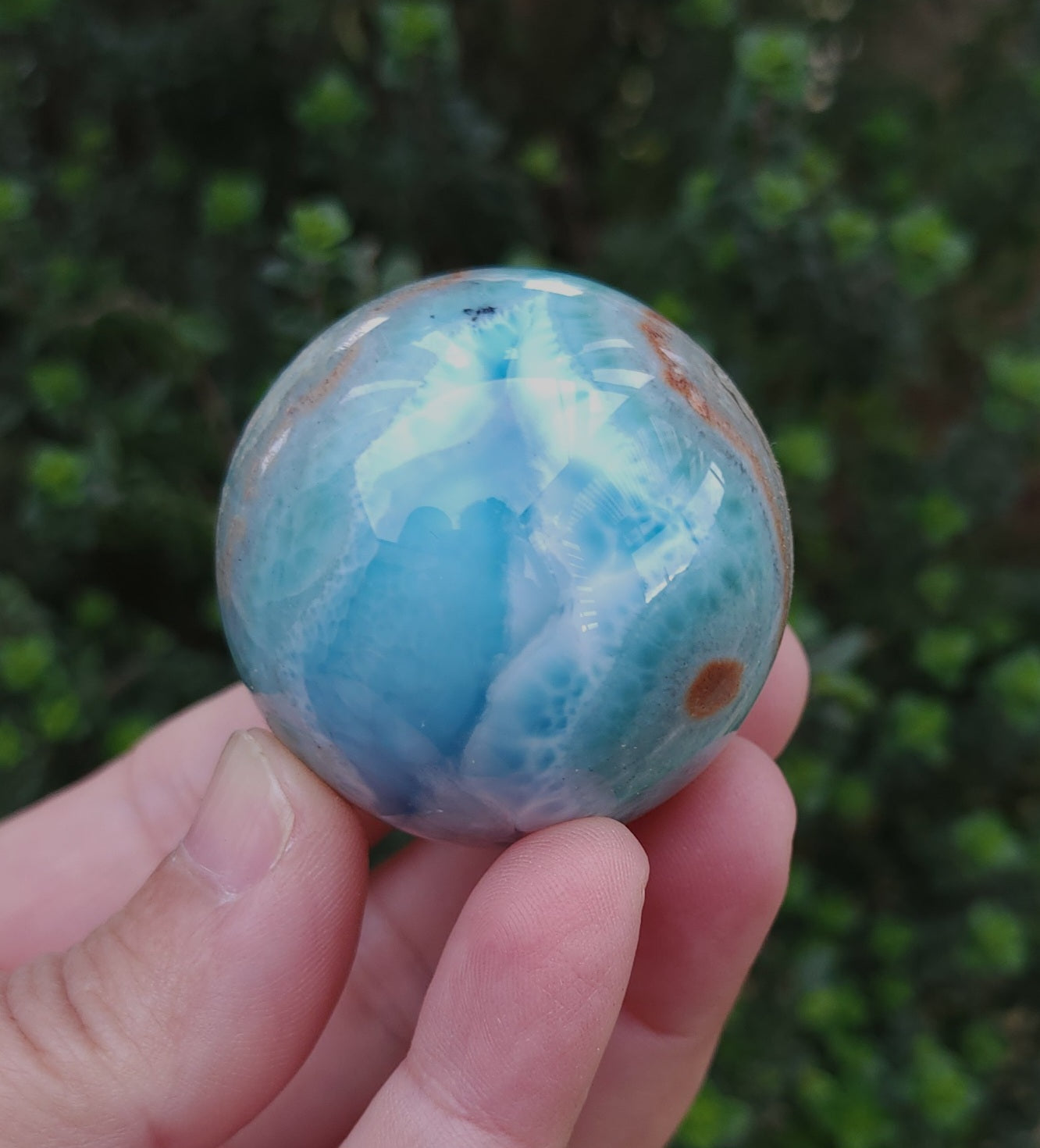 Larimar Sphere 4.1 cm