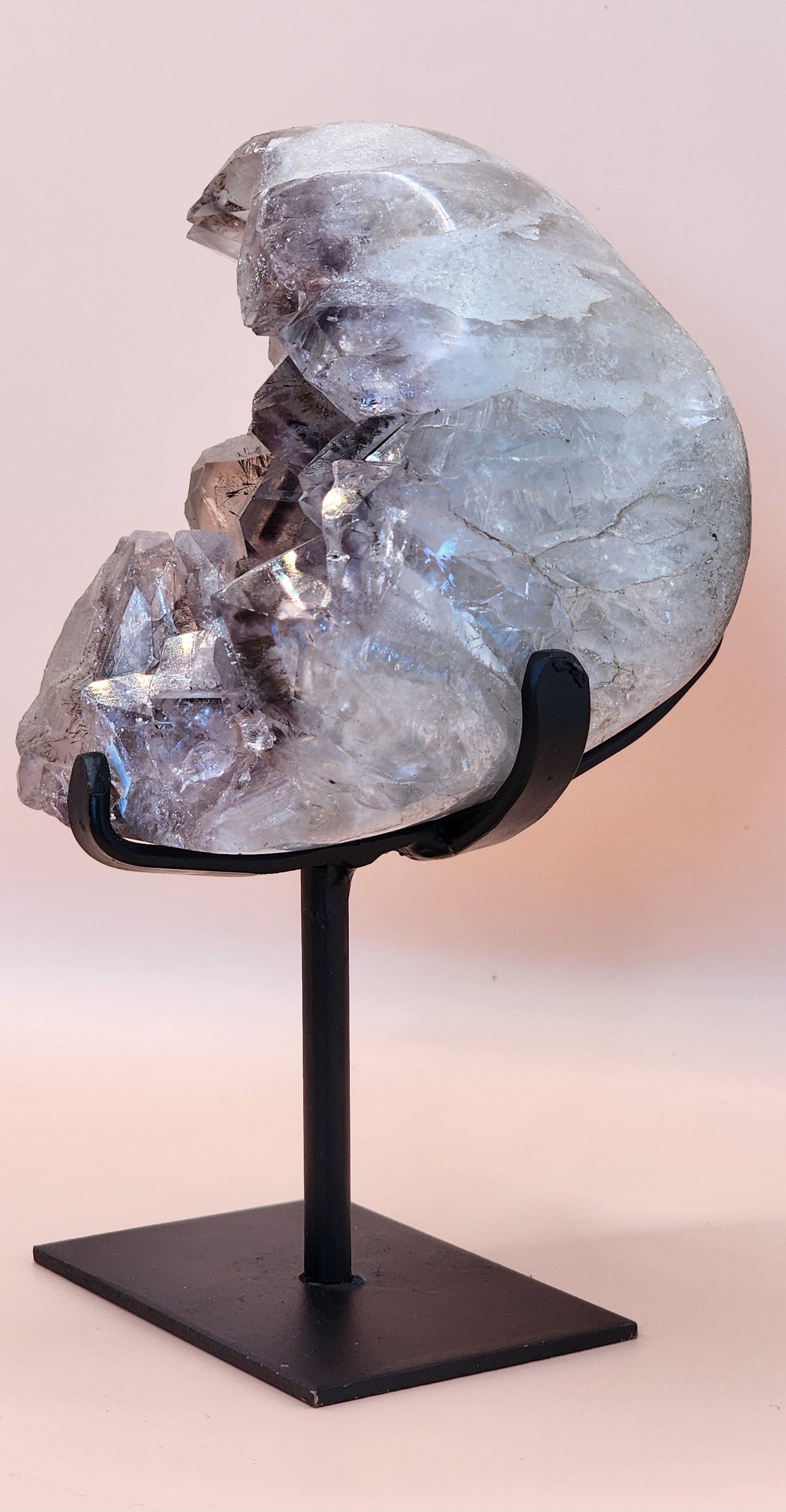 Amethyst Cluster with Goethite