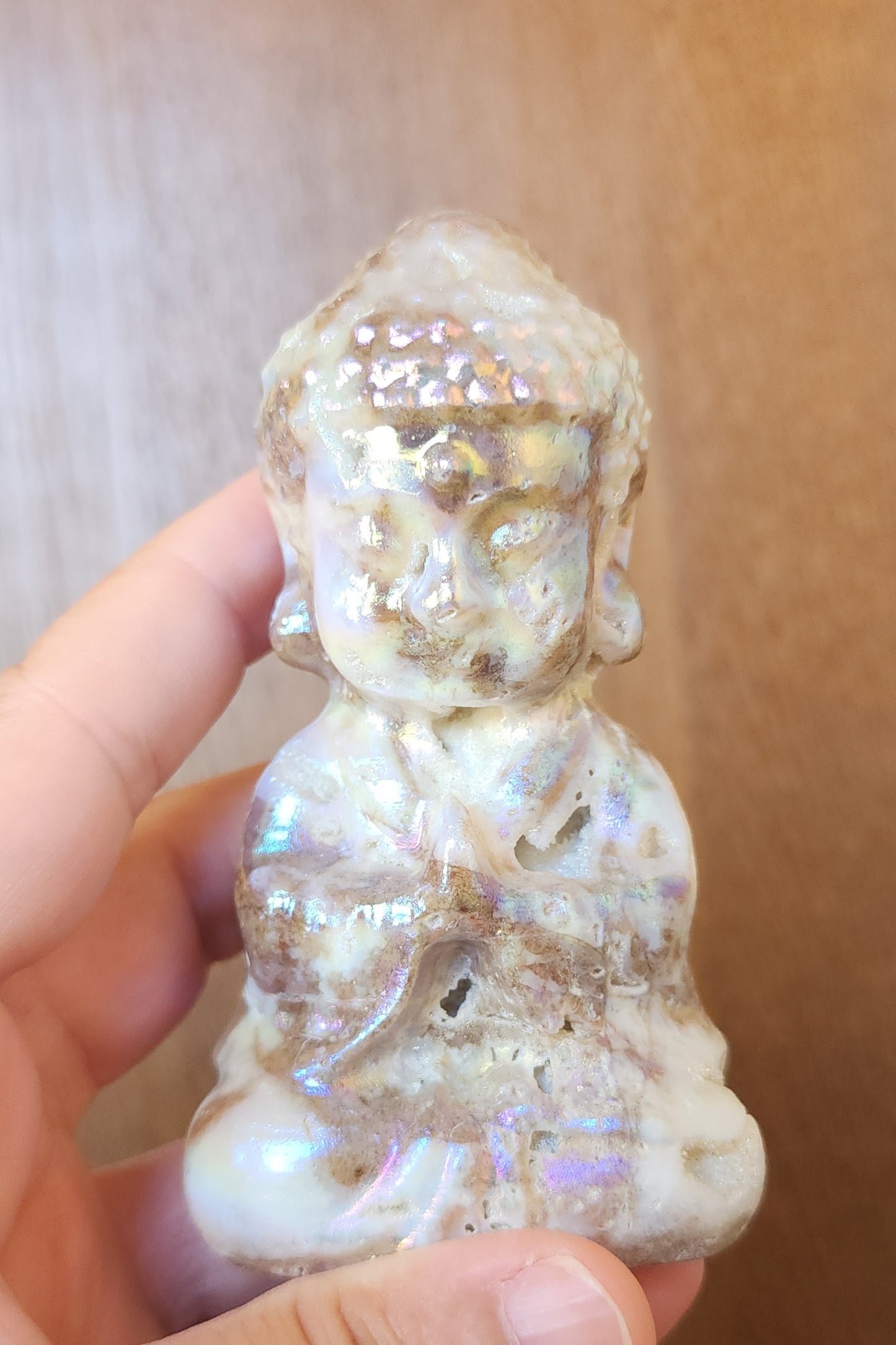 Aura Druzy Quartz Buddha