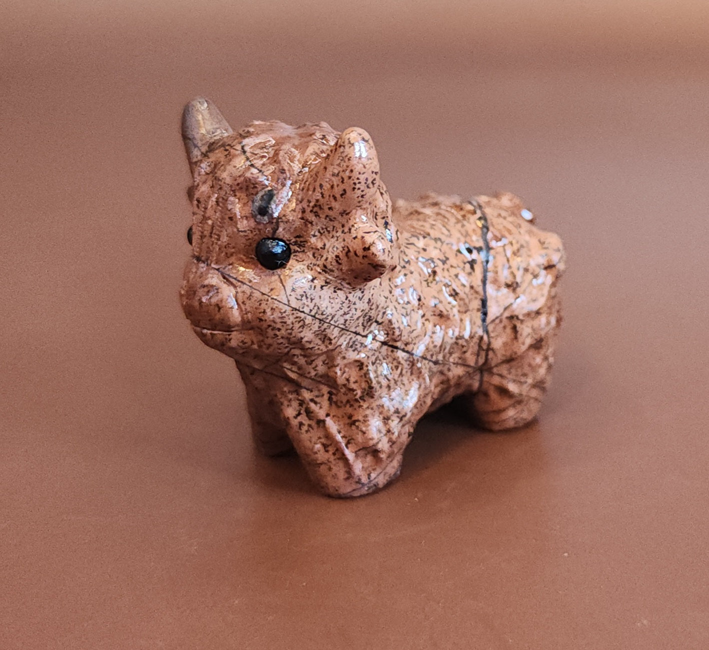 Highland Cow Carving - Mini