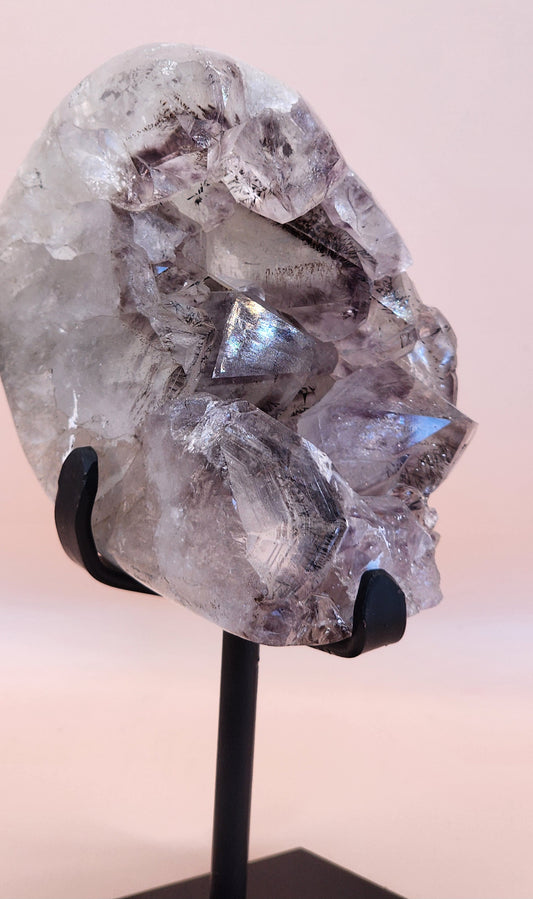 Amethyst Cluster with Goethite