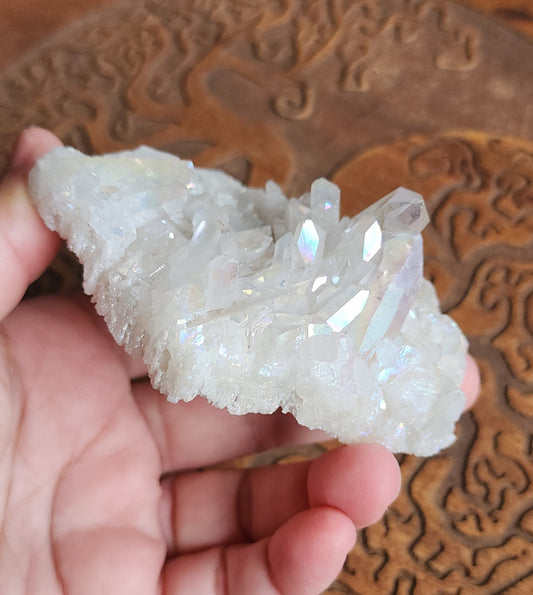 Angel Aura Quartz Cluster