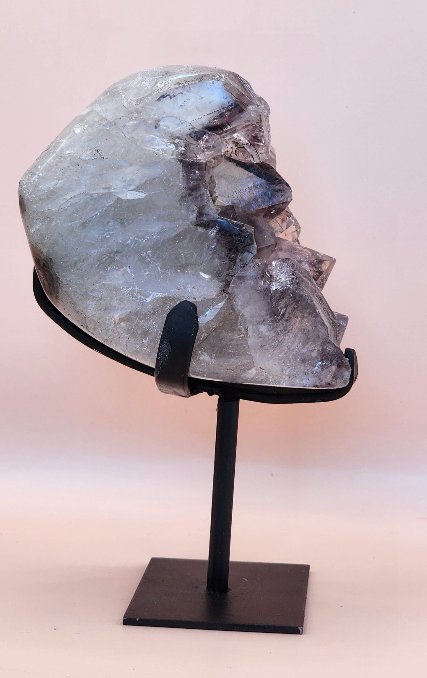 Amethyst Cluster with Goethite