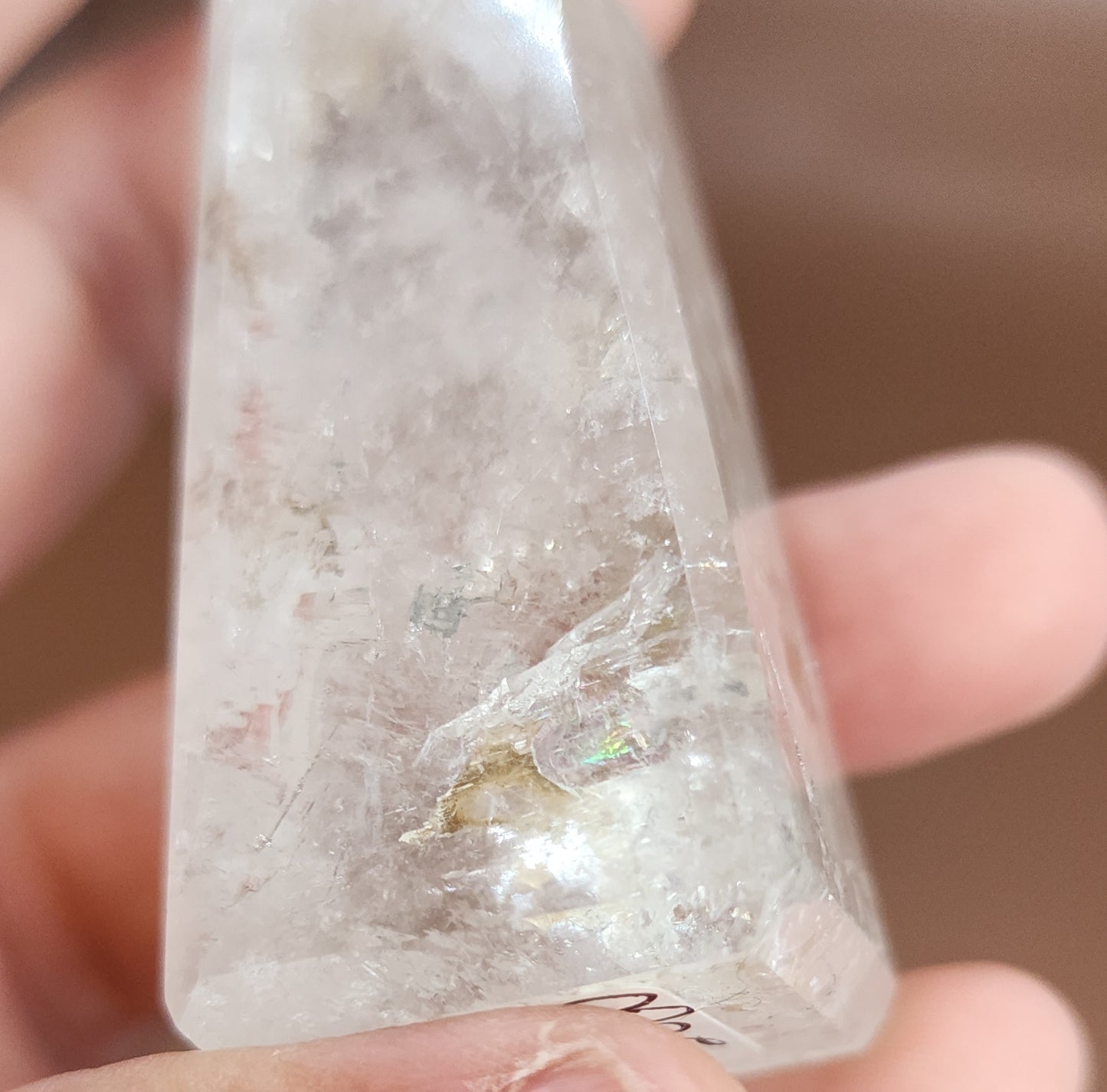 Rutilated Quartz Obelisk