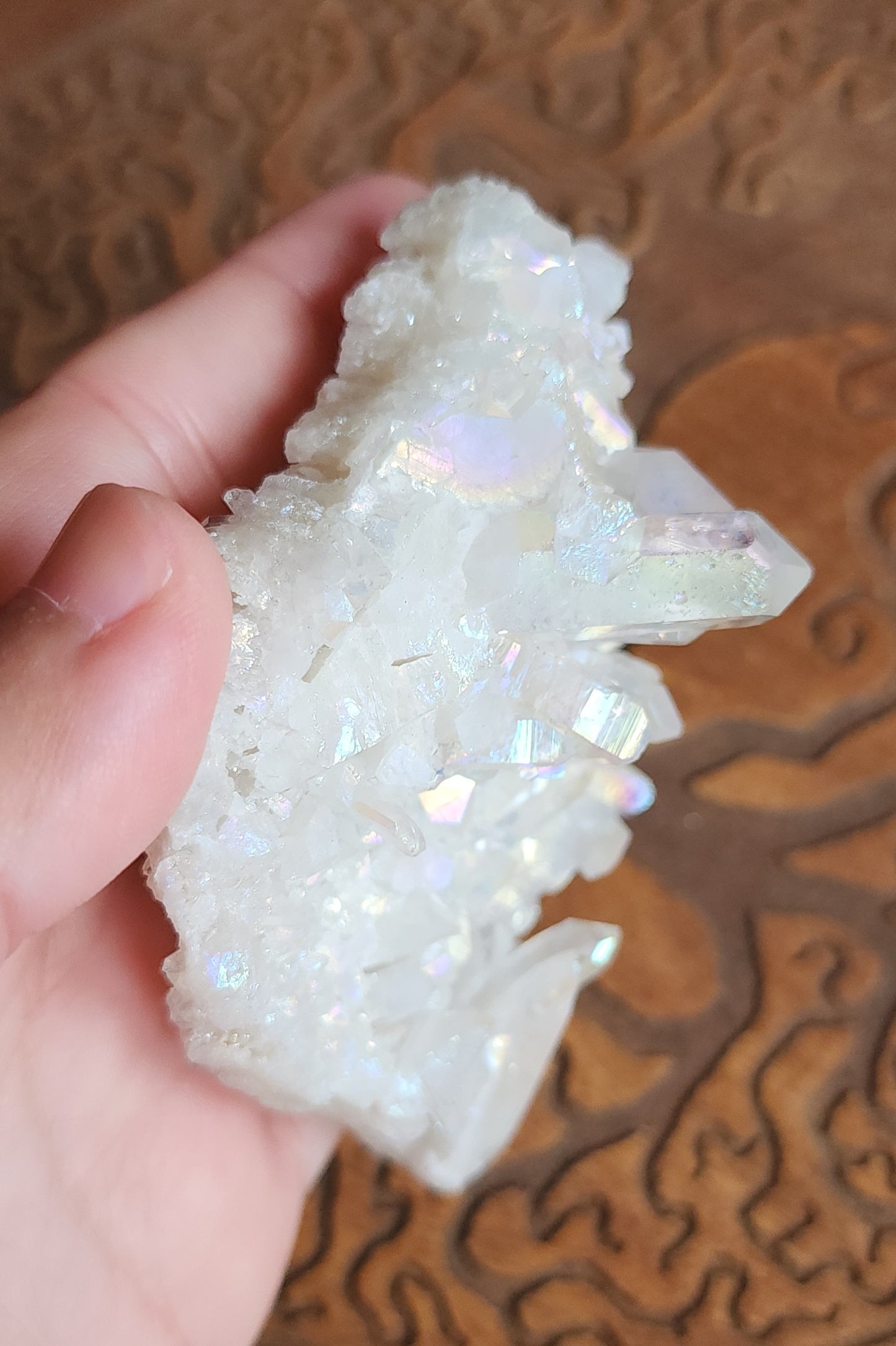 Angel Aura Quartz Cluster