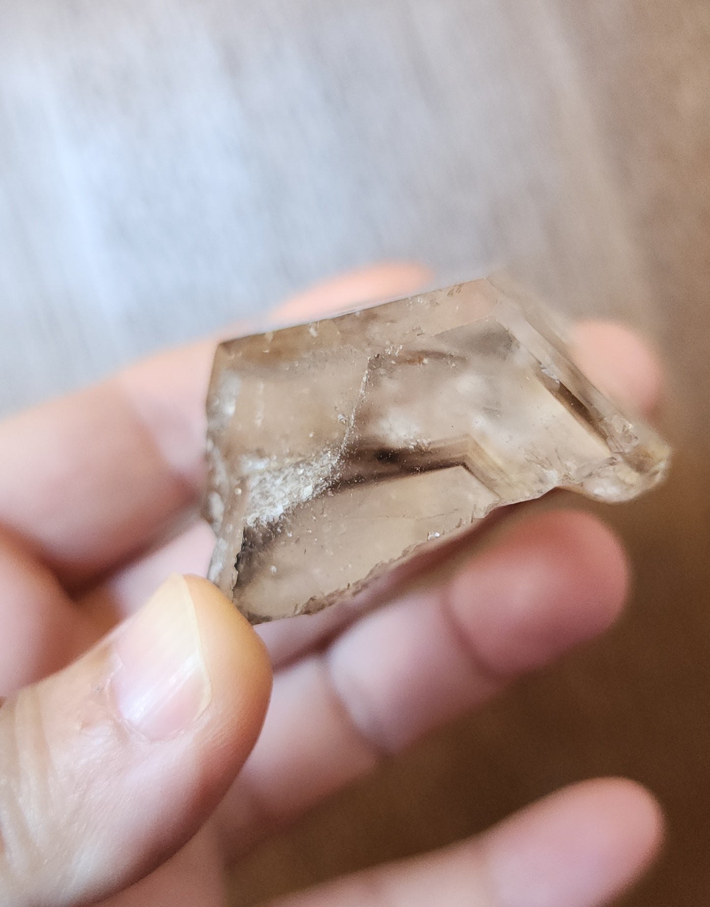 Enhydro Skeletal Quartz