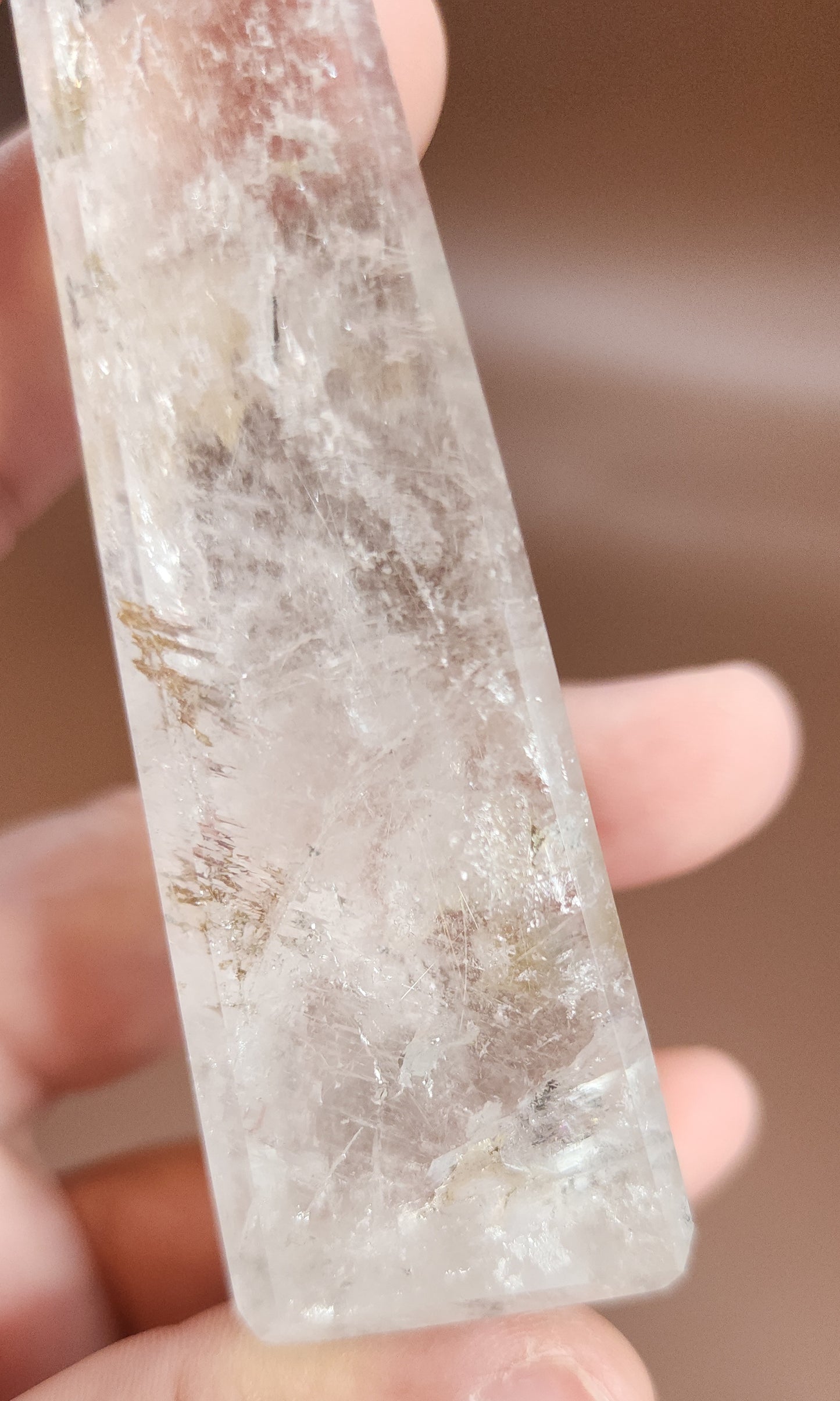 Rutilated Quartz Obelisk