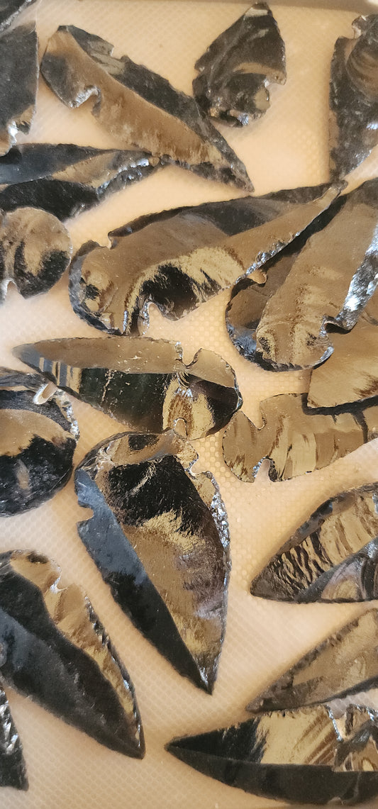 Obsidian Arrowheads
