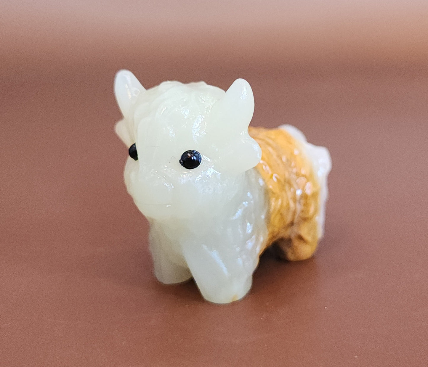 Highland Cow Carving - Mini