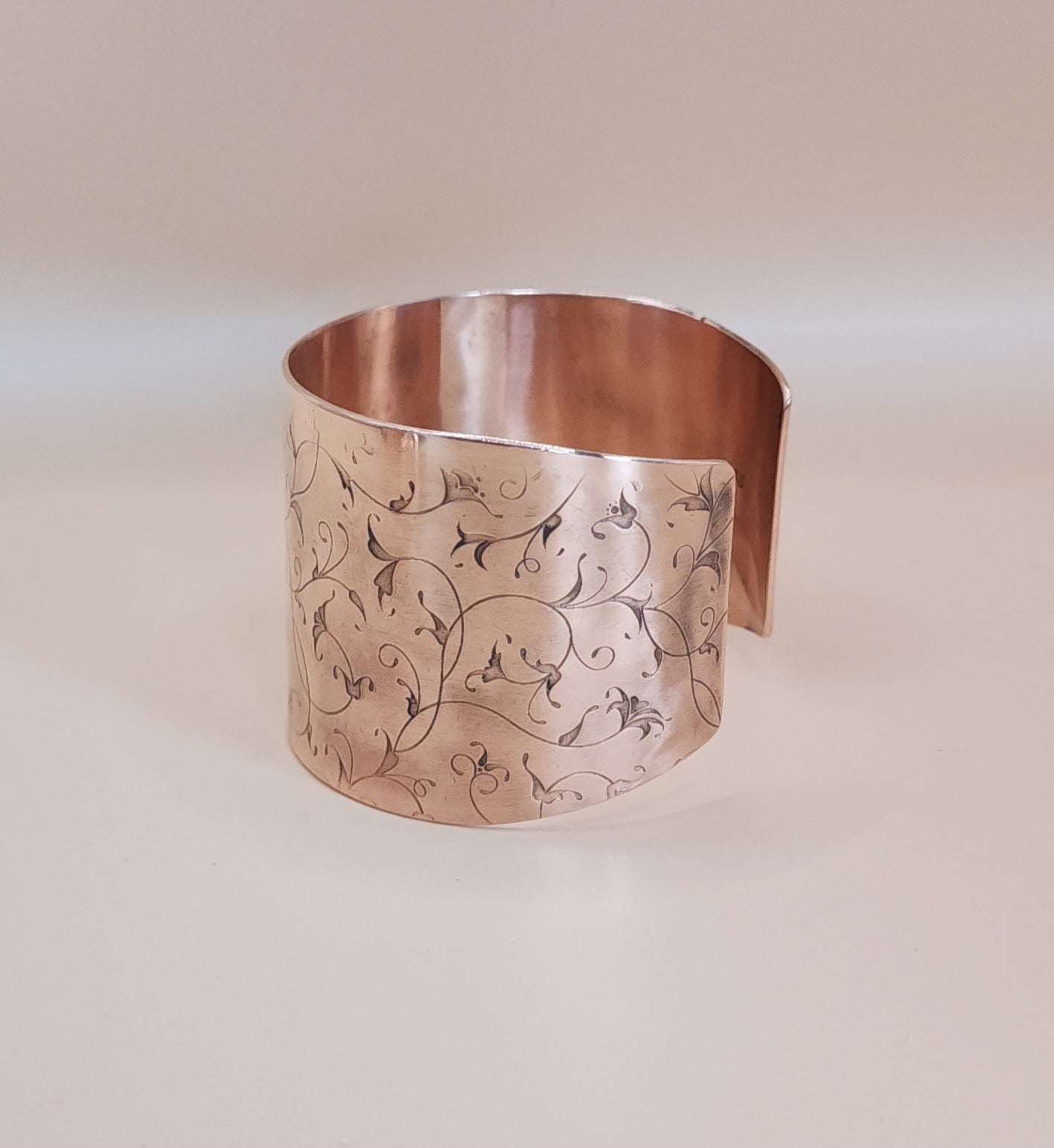"Elven" Extra Wide Copper Cuff