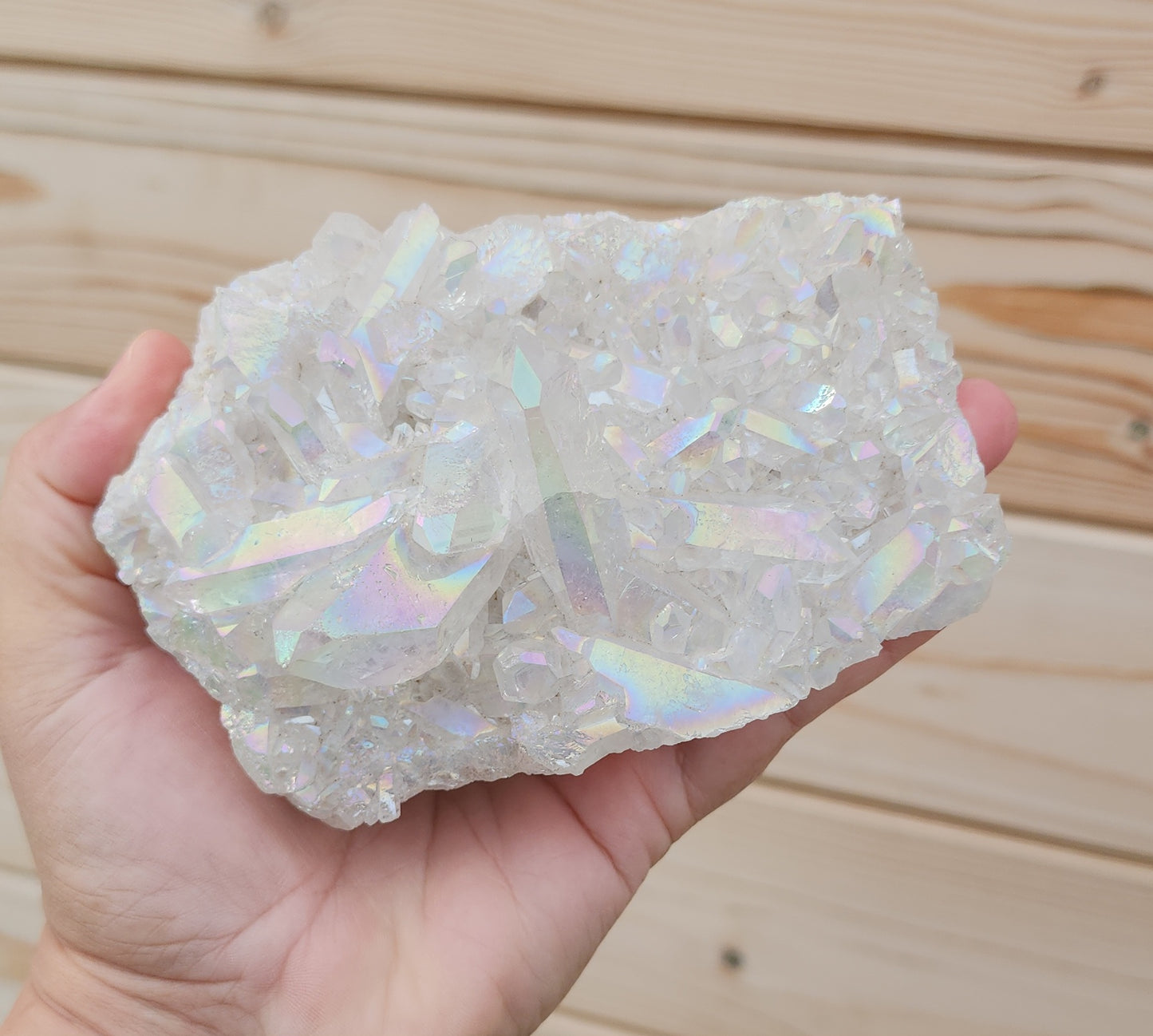 Angel Aura Quartz Cluster