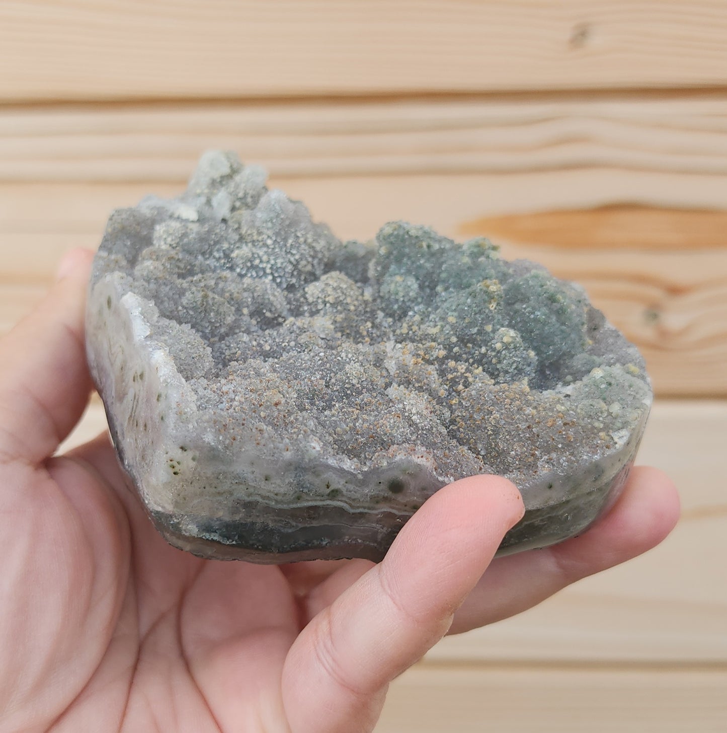 Green Amethyst Heart