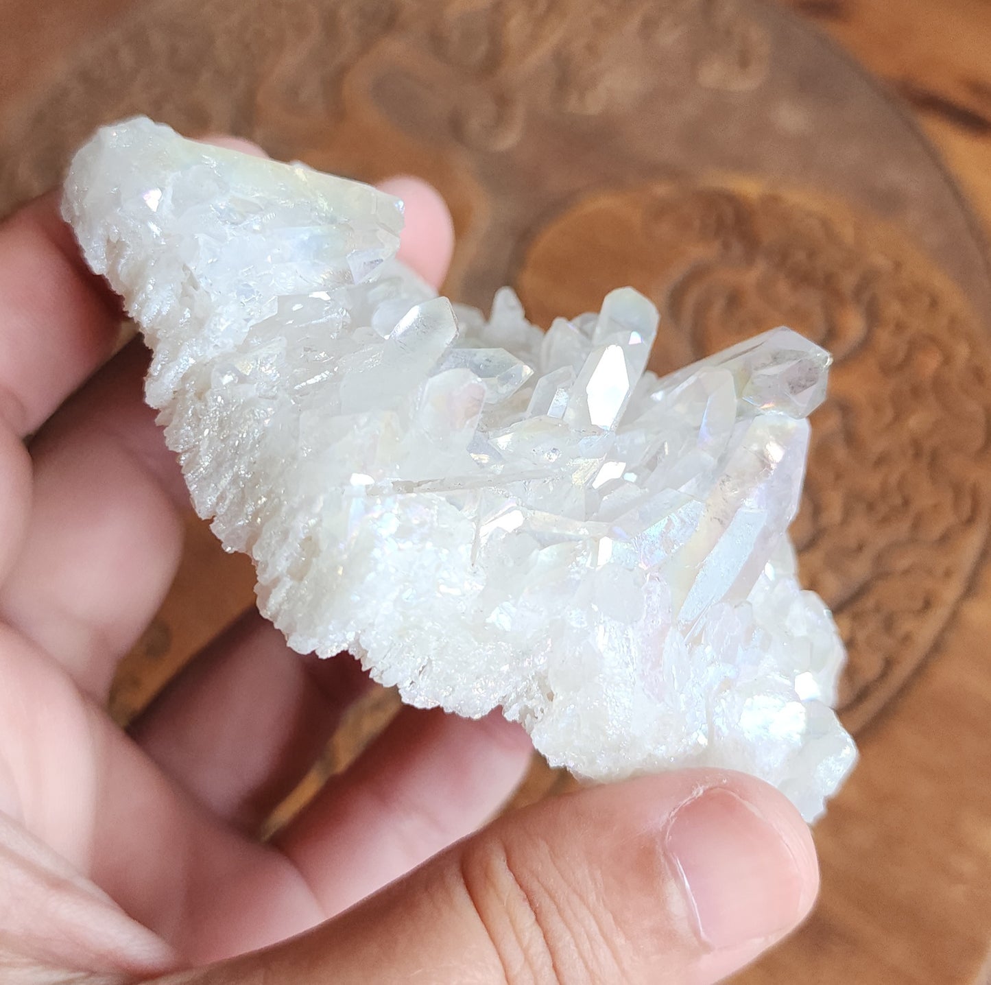 Angel Aura Quartz Cluster