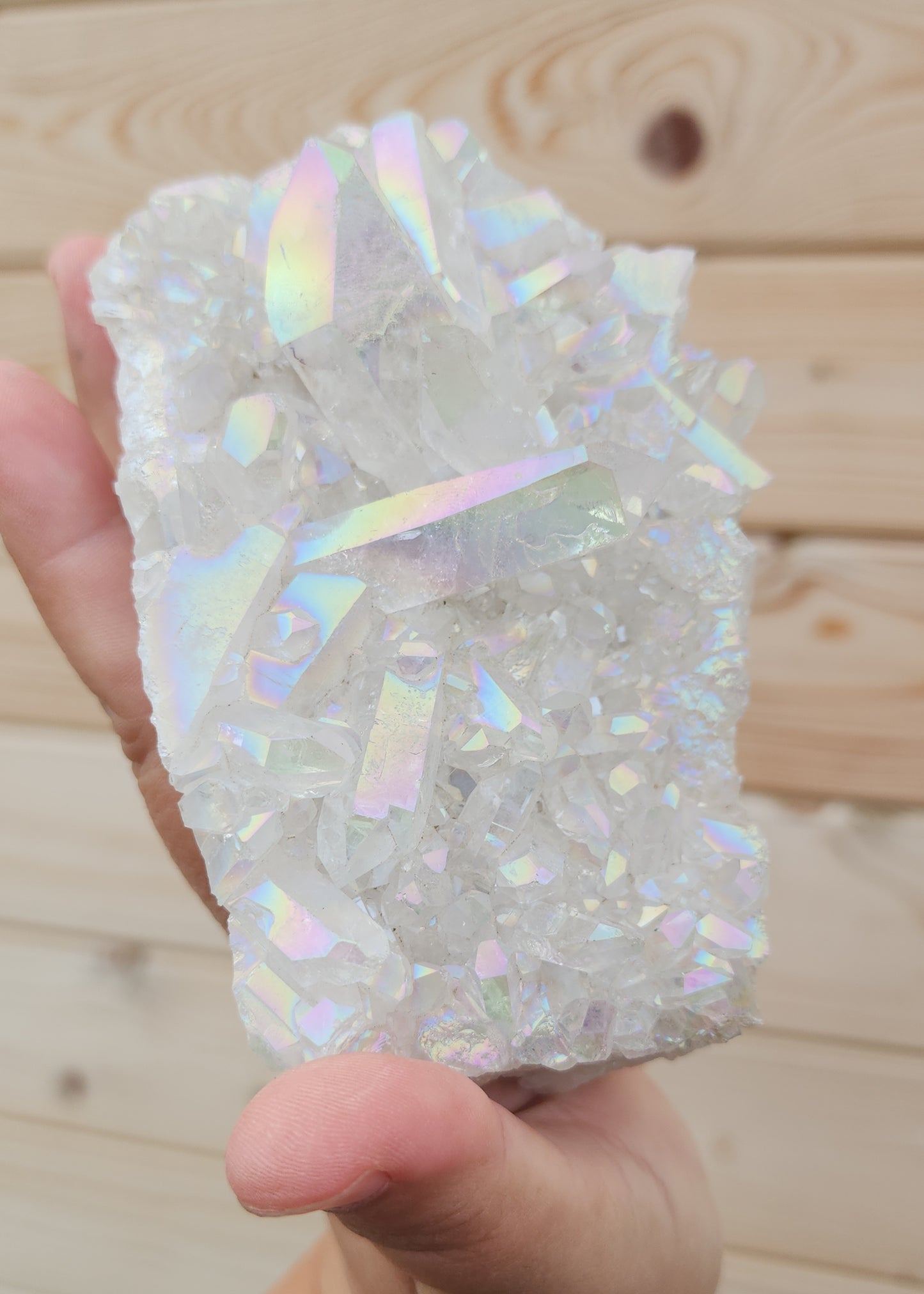 Angel Aura Quartz Cluster