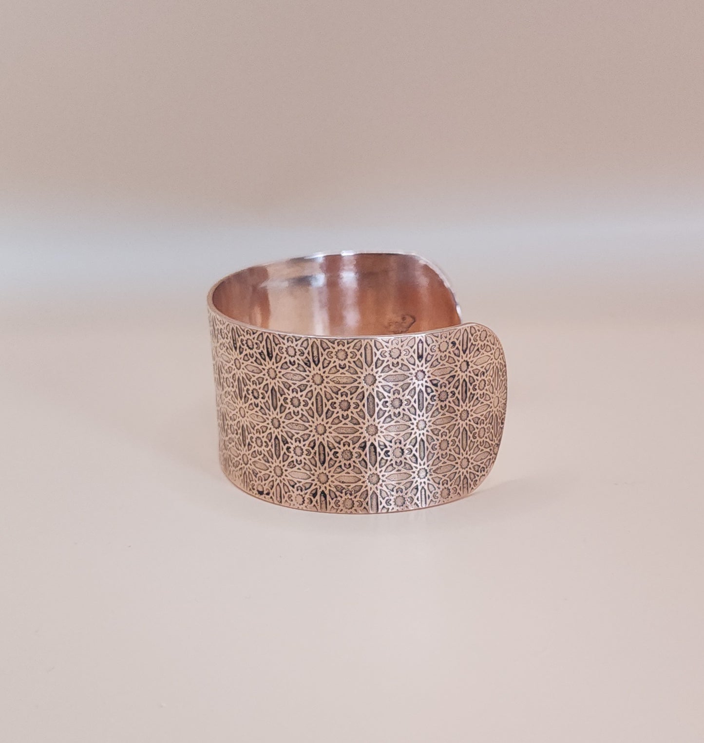"Stained Glass" Copper Cuff Bracelet
