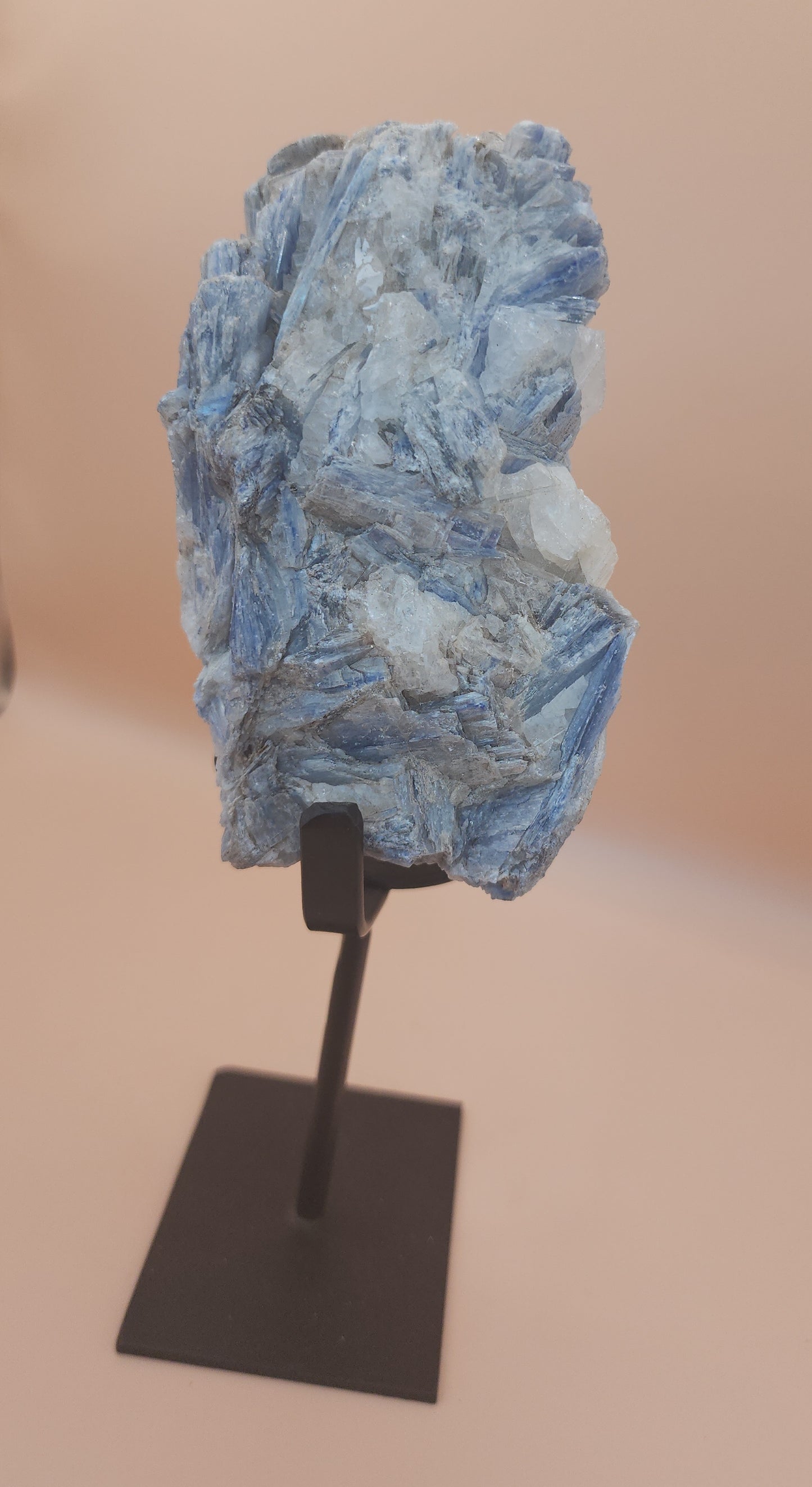 Kyanite, Clear & Smoky Quartz Specimen