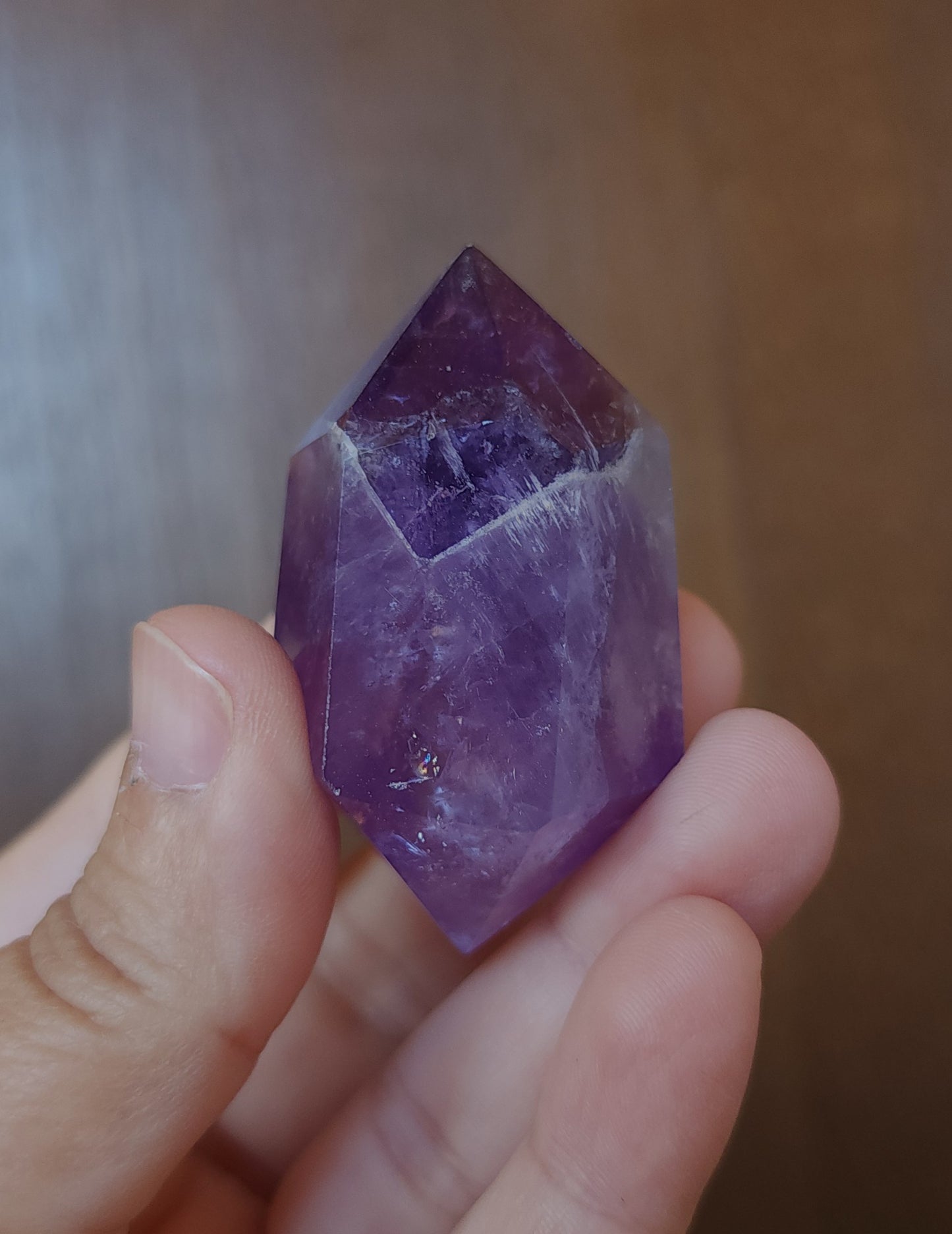 Double Terminated Amethyst