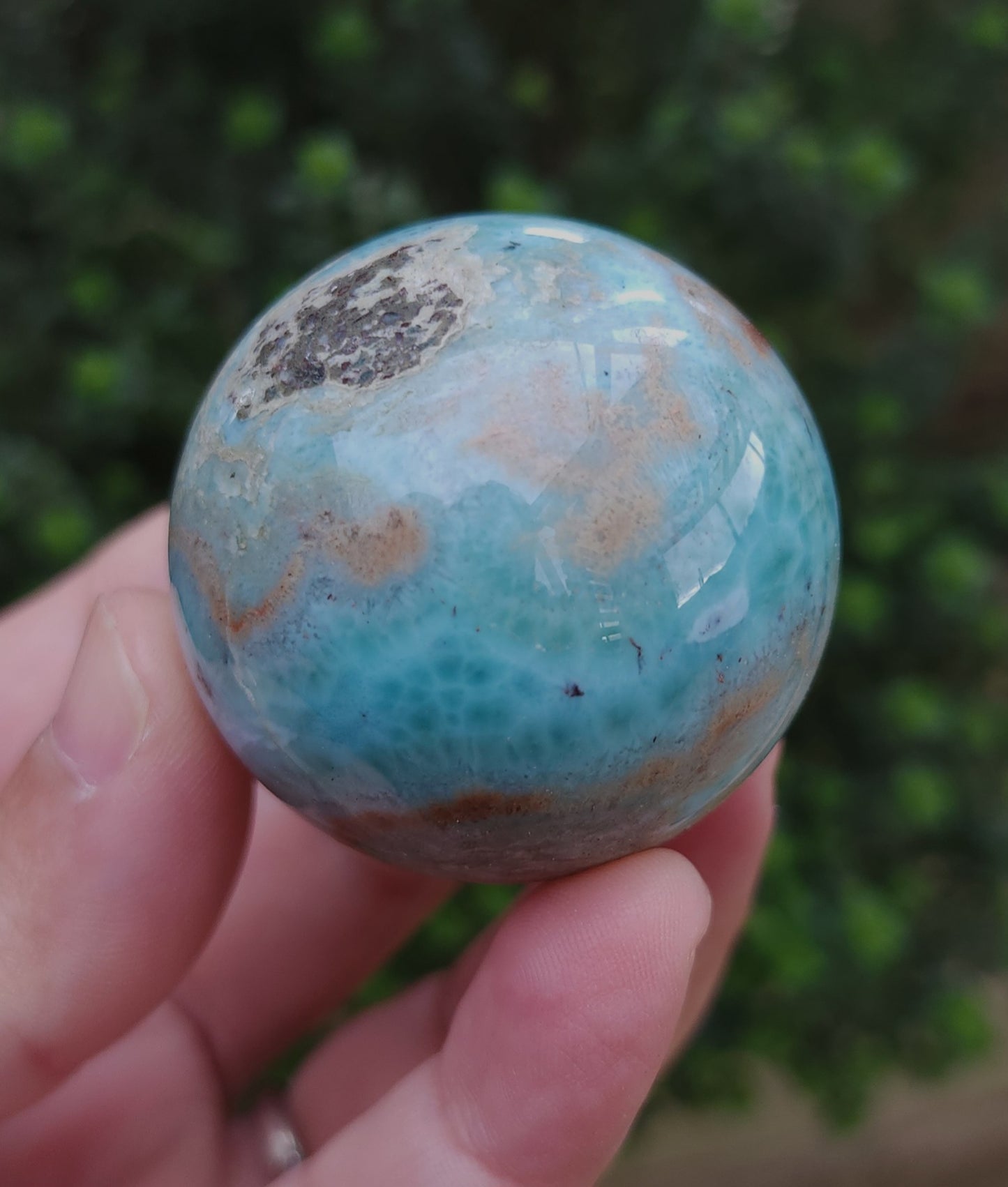 Larimar Sphere 4.1 cm