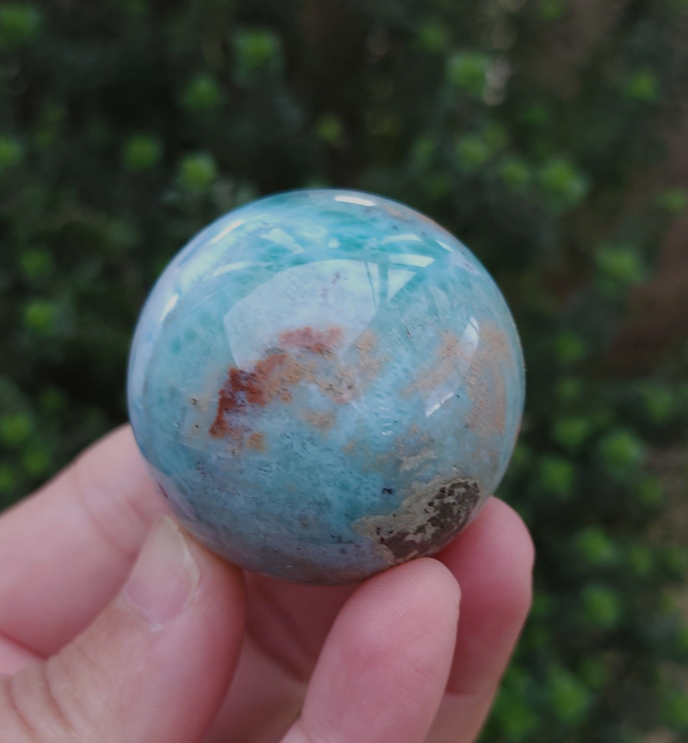 Larimar Sphere 4.1 cm