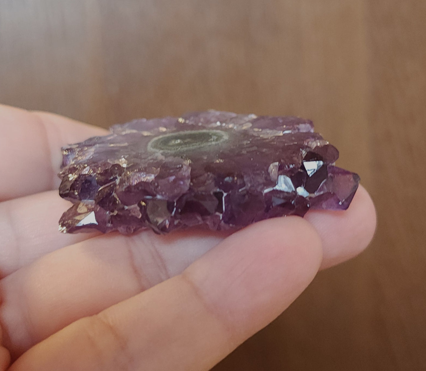 Amethyst Stalactite Slice