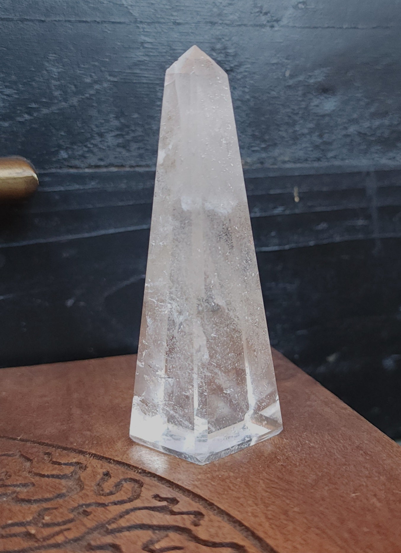 Clear Quartz Obelisk