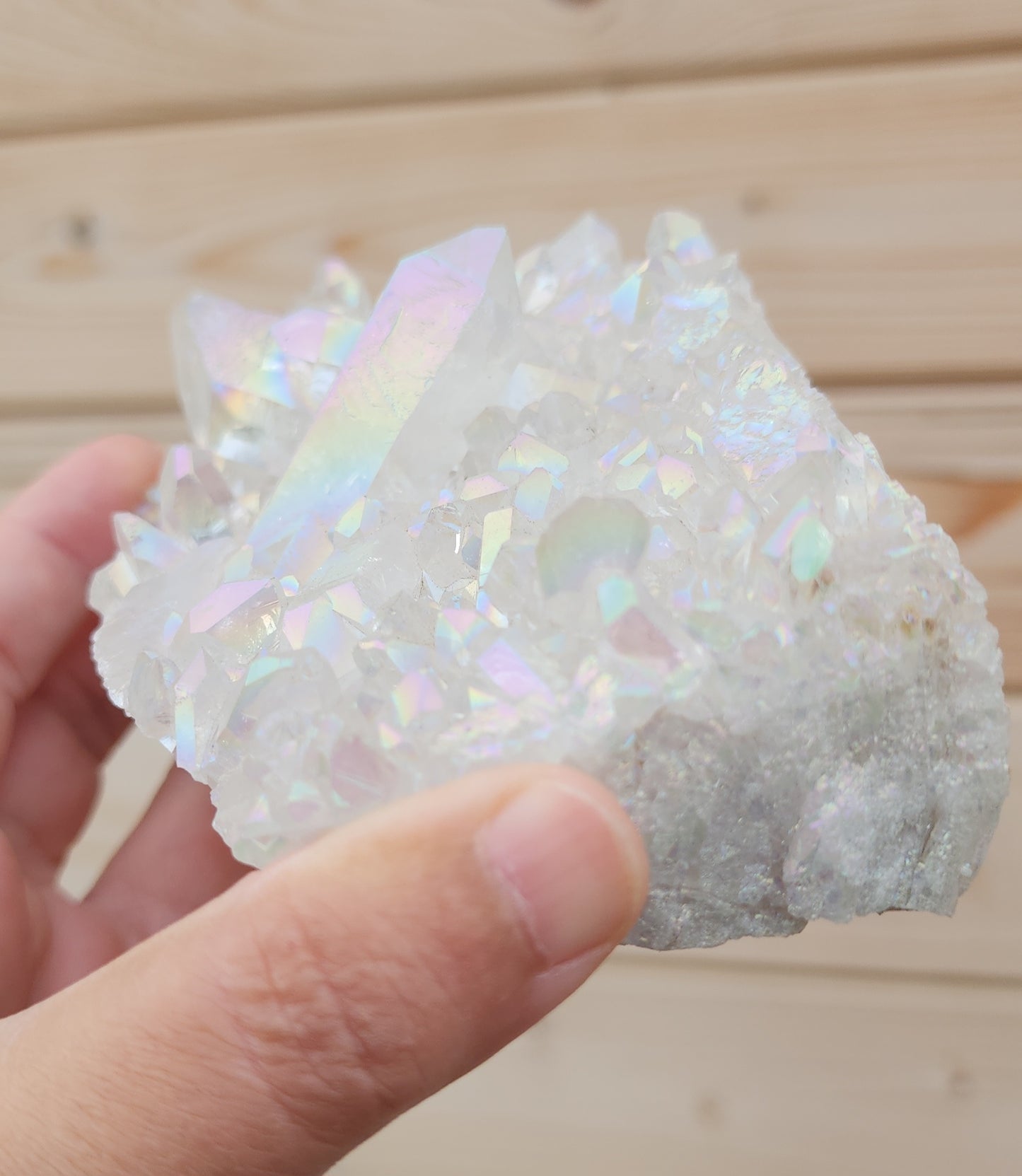 Angel Aura Quartz Cluster