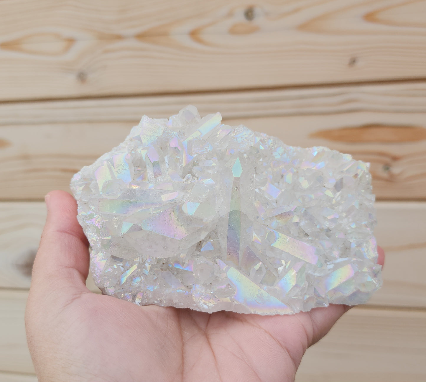 Angel Aura Quartz Cluster
