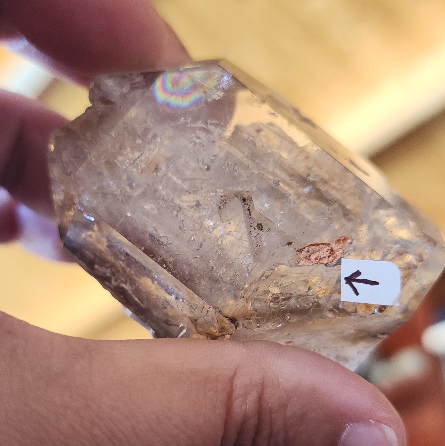 Enhydro Skeletal Quartz