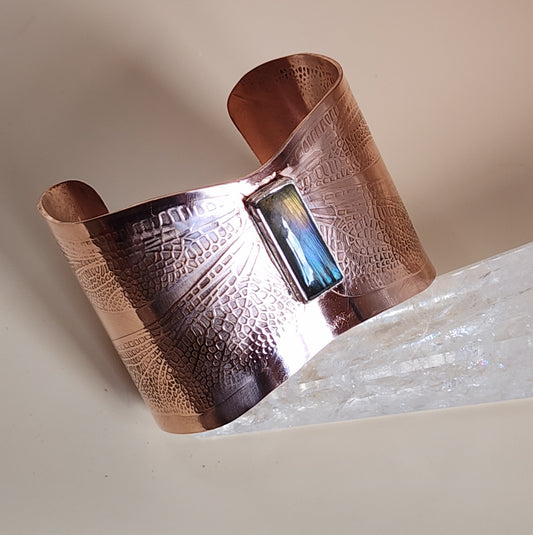 Dragonfly Copper Cuff Bracelet