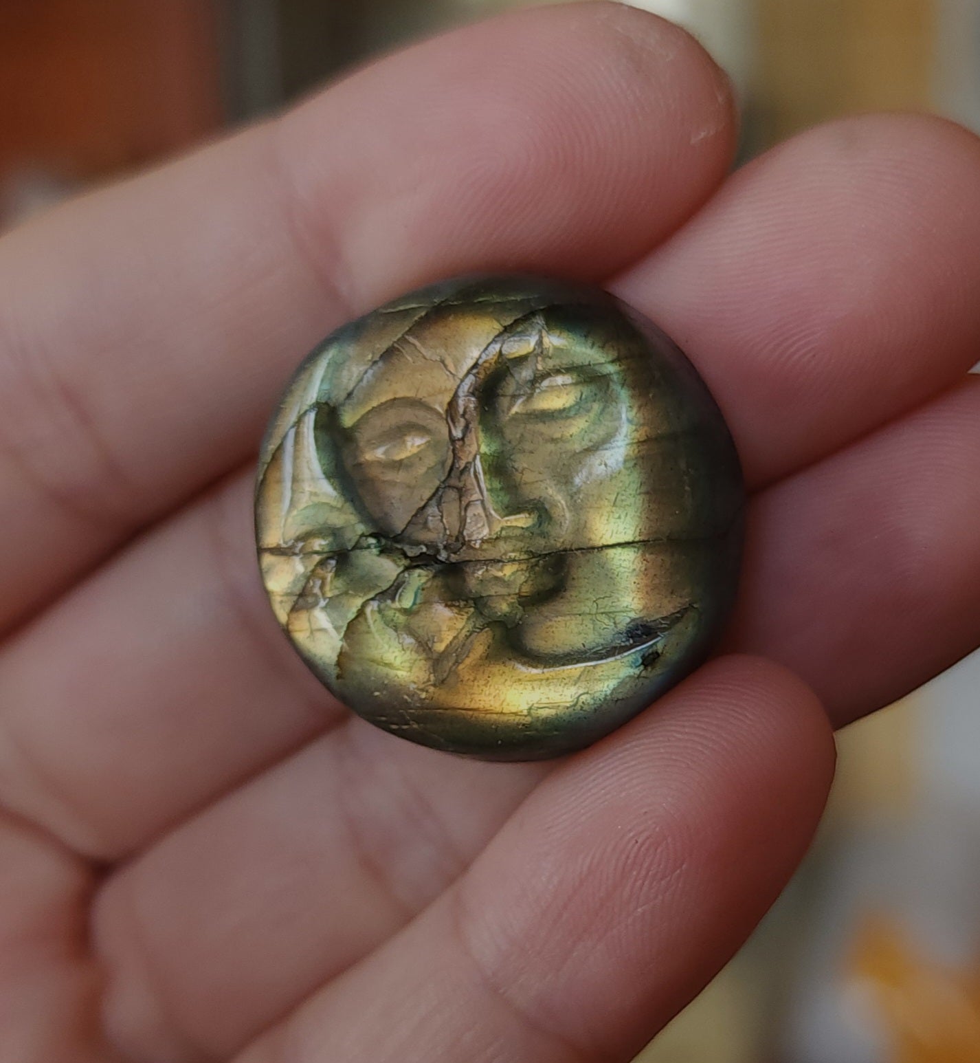 Celestial Labradorite Carving